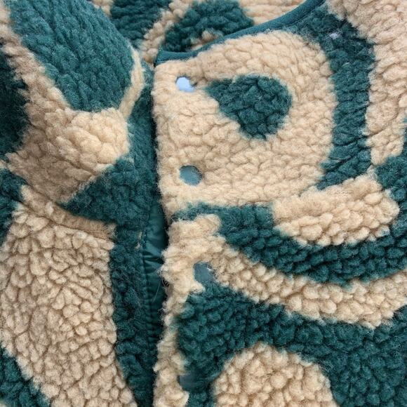 *Sold* Parks Project Yellowstone High Pile Fleece Pullover Unisex Medium Gey - Picture 3 of 7